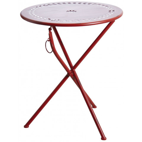 Table de terrasse pliante ronde - Couleur au choix