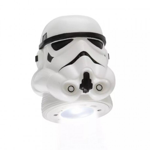 Disney veilleuse et lampe stormtrooper 14x8x8 cm blanc worl930010