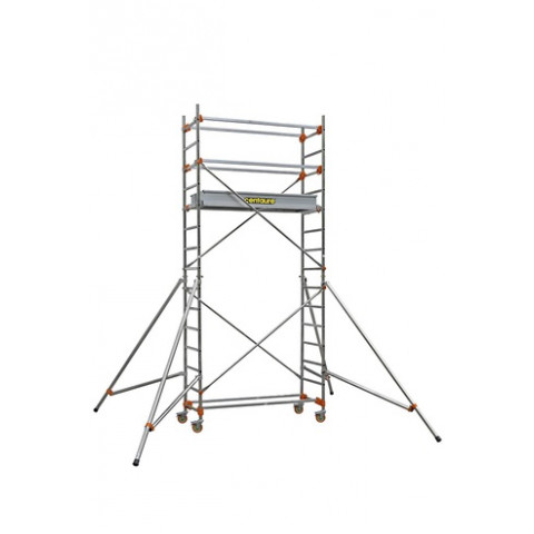 Echafaudage roulant aluminium base standard 2.8 m, cent504703