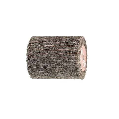 Brosse texture abrasive et lamelles papier abrasif grain : 80 makita