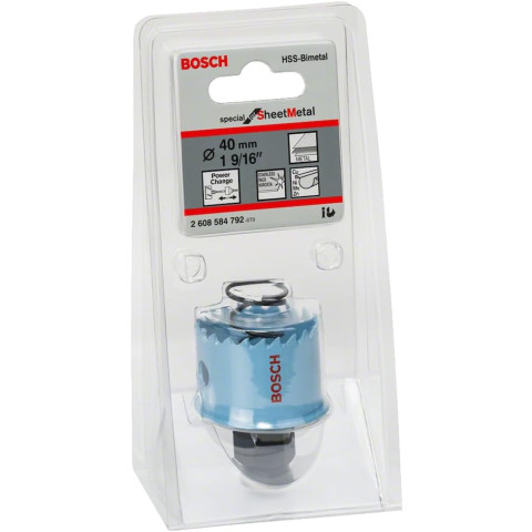 Scie trépan Bi-métal spéciale pour tôle - Diam. 40 mm - BOSCH - 2608584792