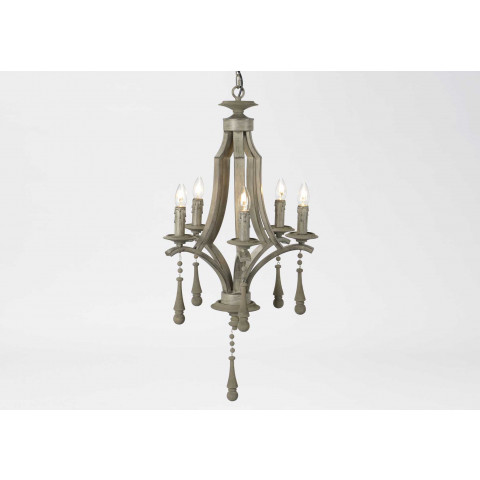 Lustre vieilli en fer héritage