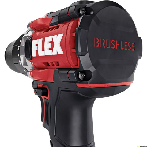Perceuse-visseuse sans fil - 18V - FLEX - 2 Vitesses + mode Turbo + L-Boxx - 531273