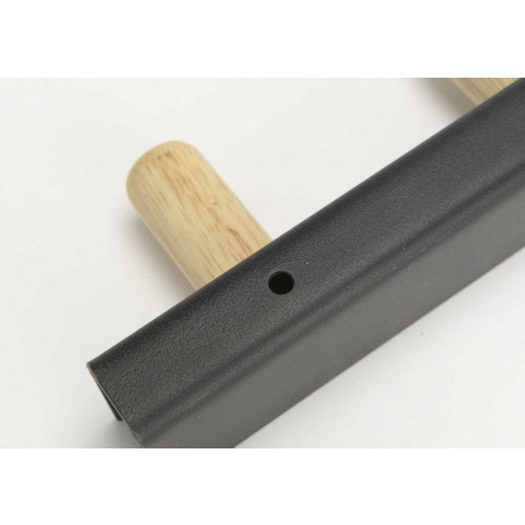 Patère métal bois moderne