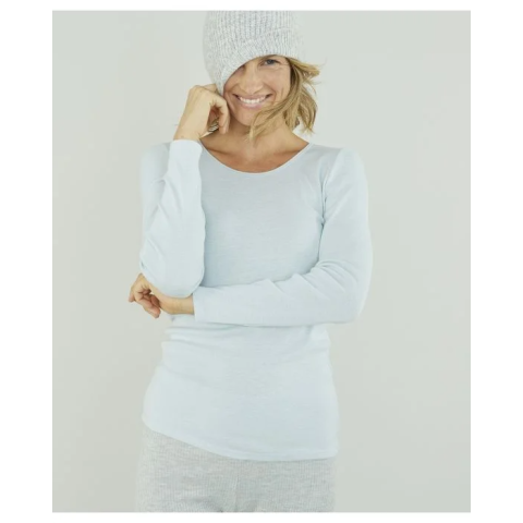 Tee-shirt DAMART Manches longues Femme - Chaleur 3 - Blanc - T.XS - 54115