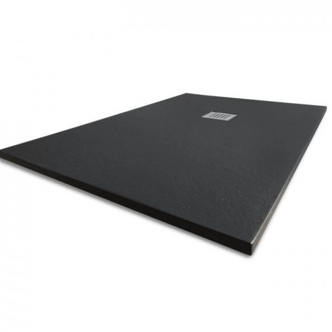 Mitola receveur en résine composite liwa 140x90 anthracite