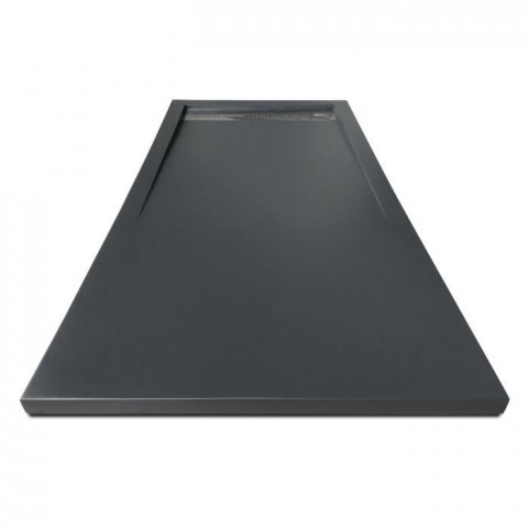 Mitola receveur en résine composite spirit 140x80 anthracite