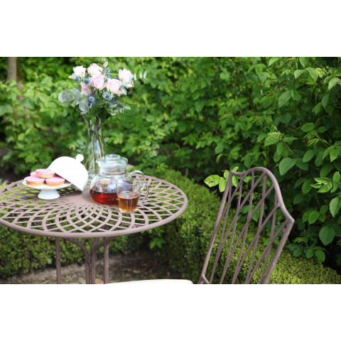 Chaise pliable en métal