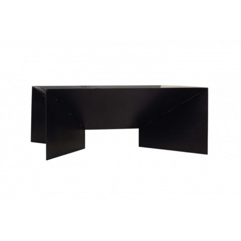 Brasero en acier peint pieds géométriques 60 cm
