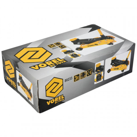 Vorel cric de plancher hydraulique 3 tonnes