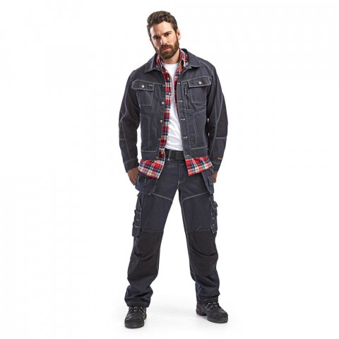 Veste Cordura® Denim Marine/Noir 40591140 - Taille au choix