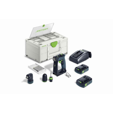 Perceuse-visseuse sans fil CXS 18-set - 2 batterie 3.0 Ah 18V - Systainer - FESTOOL - 576884