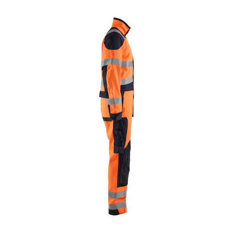 Combinaison multinormes inhérent Orange-Fluo/Marine 60891513 - Taille au choix