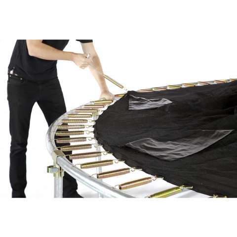 Trampoline avec filet innovant 3g spacezone 425 cm