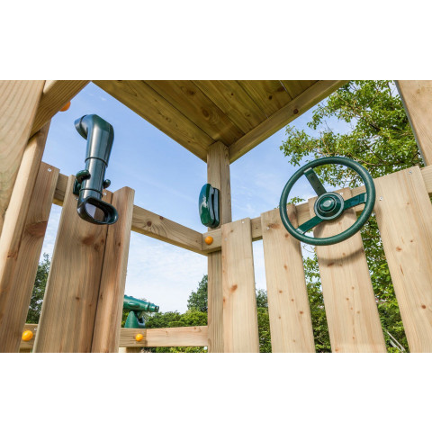 Aire de jeux en bois cascade