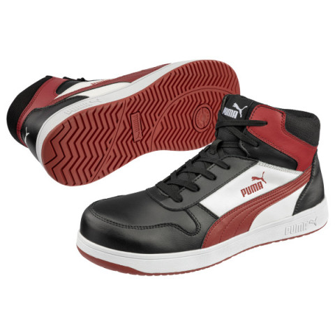 Chaussure haute - puma - frontcourt blk/wht/red s3 6300502010000