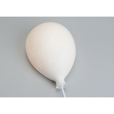 Lampe en forme de ballon gonflable blanc