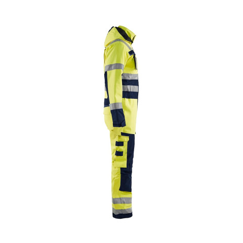 Combinaison hiver manches longues multinormes Jaune-Fluo/Marine 63681530 - Taille au choix