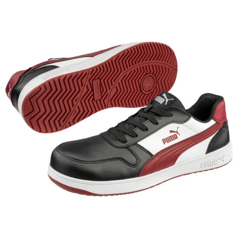 Chaussure basse - puma - frontcourt s3 blk/wht/red 6402002010000