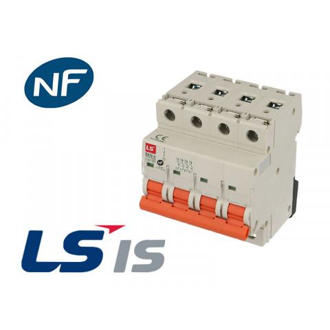 Disjoncteur modulaire 50a tétrapolaire (courbe d)