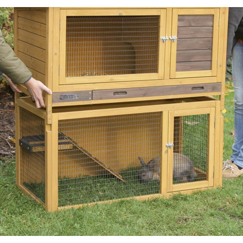 Clapier en bois multiplex inferieur