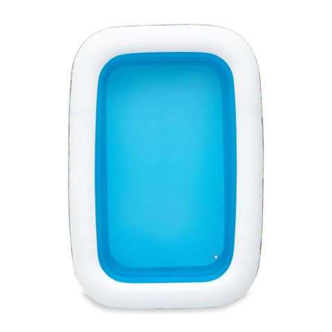 Piscine gonflable pour enfants bleu 229x152x56 cm