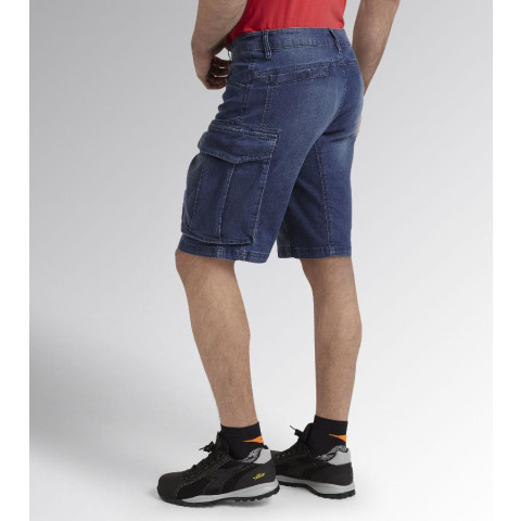 Bermuda Stone Cargo Light Denim Jean T.40 DIADORA - 702.177655-C9513-T.28 USA