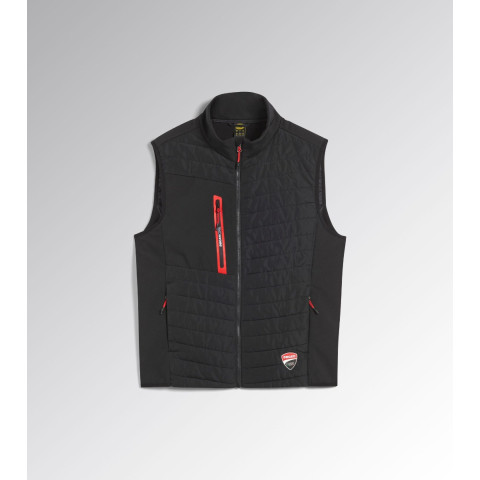 Doudoune sans manche Motor Ducati - T.L ( T.M FR ) - Noir - DIADORA - 702.181808-80013 T.L