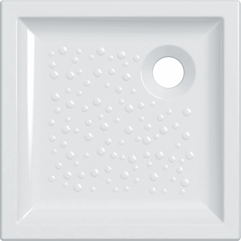 Receveur céramique GEBERIT Bastia - 70 x 70 extra-plat à poser/encastrer - 00720200000001