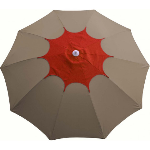 Parasol en fibre de verre flower  270 cm - Couleur au choix