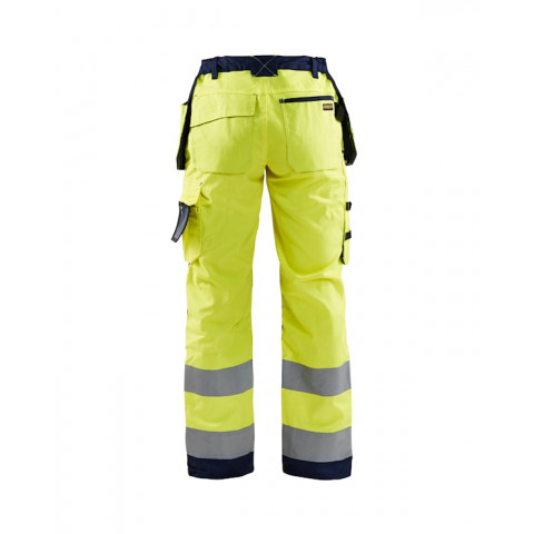 Pantalon de travail femme haute visibilité blaklader polycoton poches flottantes - Coloris et taille au choix