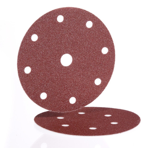 Disque abrasif papier auto-agrippant BW 115 Velours 8 trous - Ø 125 mm Gr. 80 - HERMES ABRASIFS - 6065475