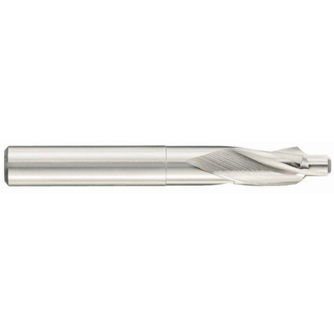 Fraise à lamer TIVOLY HSSE5% cobalt DIN1866 à 90° - Ø8.4 L100 mm - Queue cylindrique - 1031041150084