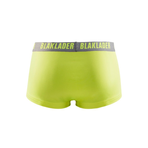 Boxers femme Jaune-Fluo/Gris-Clair - Pack x2 - 72051079 - Taille au choix