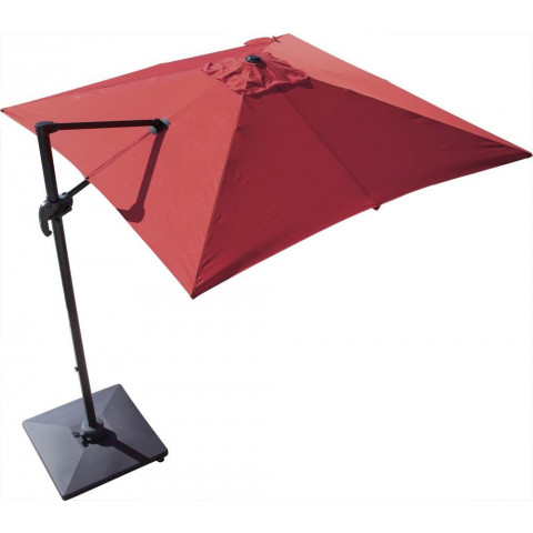 Parasol déporté 300x300 cm orient - Coloris au choix