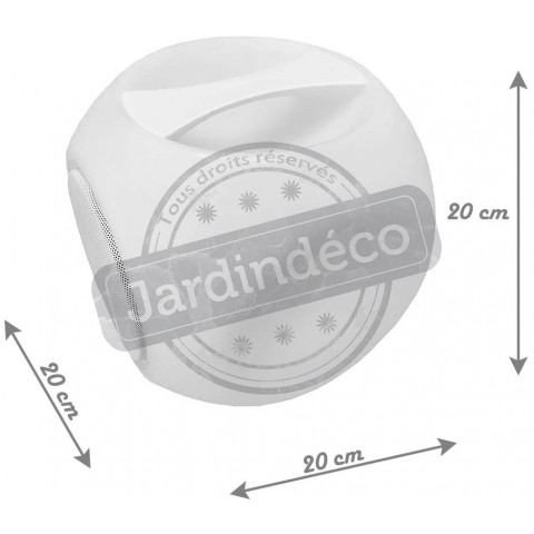 Lampe cube avec bluethooth et haut parleur 10w