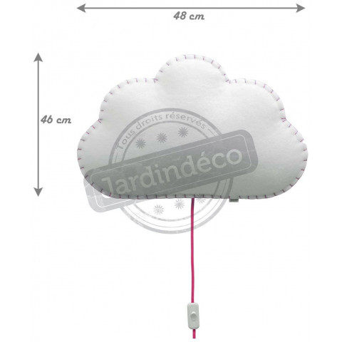 Applique soft light nuage - Coloris au choix