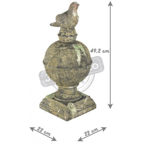 Oiseau décoratif en terre cuite