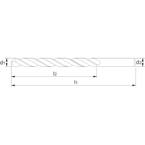 Foret hélicoïdal Eco Pro HSS DIN 338 International Tools - Ø 6.8 mm - Lot de 10 pièces - VAN OMMEN - 114300680Q