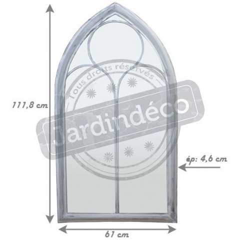 Miroir fenêtre église 112 cm
