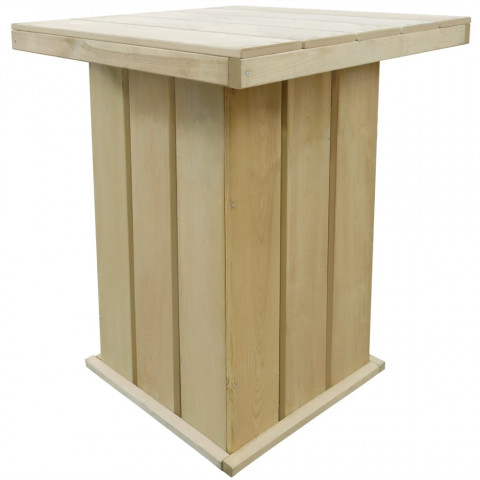 Table de jardin bois de pin imprégné - Dimensions au choix