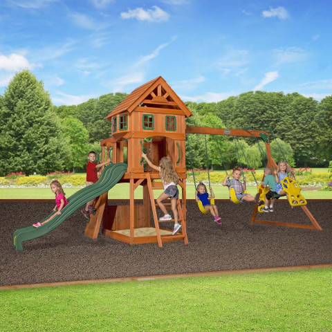 Aire de jeux en bois atlantic