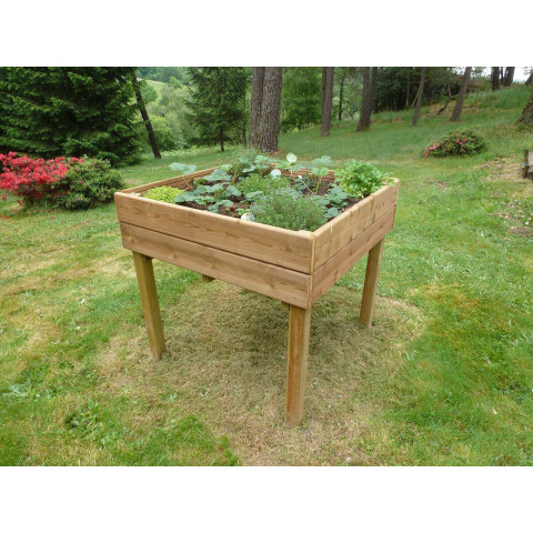 Potager surélevé en douglas 1 mètre