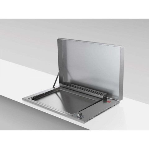 Plancha encastrable en inox oasi 3 brûleurs