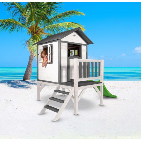 Maisonnette enfant sunny lodge xl en cèdre