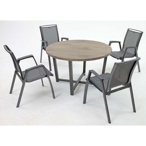 Table ronde en aluminium lausanne