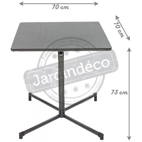 Table pliante en aluminium 70 cm