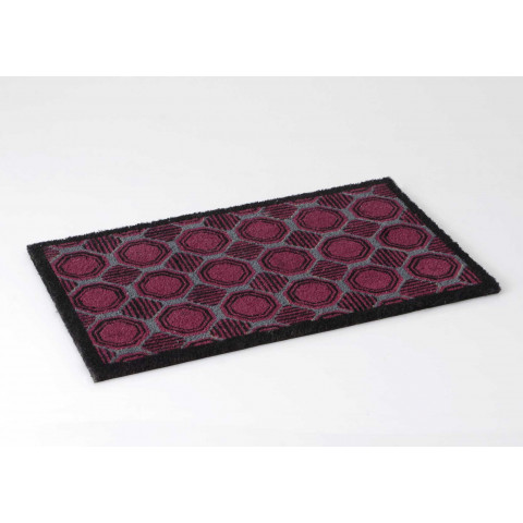 Paillasson coloris bordeaux chic graphic