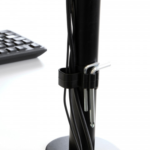 Support d'écran PC 13 à 32 pouces pour table rotatif à 360° noir