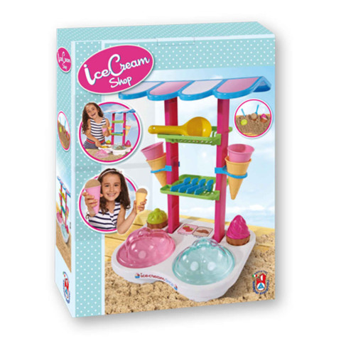 Ensemble de jouets de plage comptoir de crème glacée